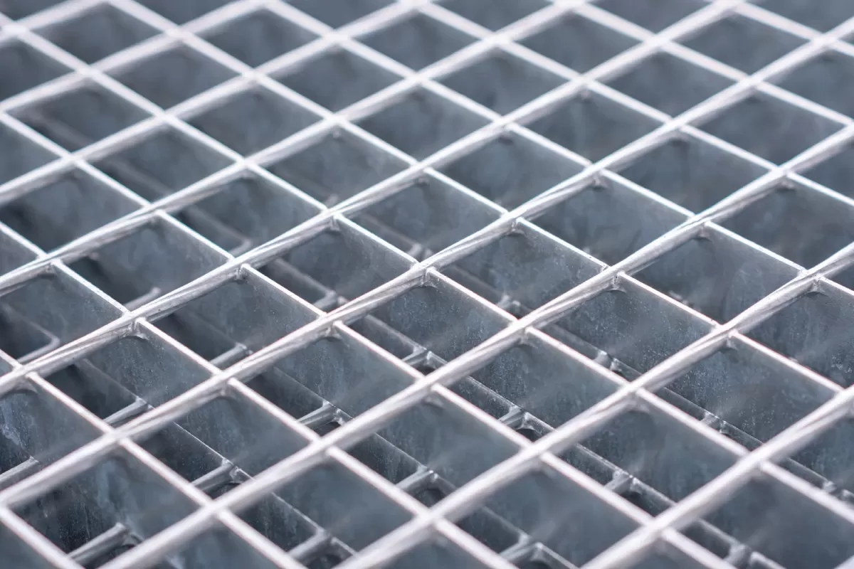 Detail podlahového roštu