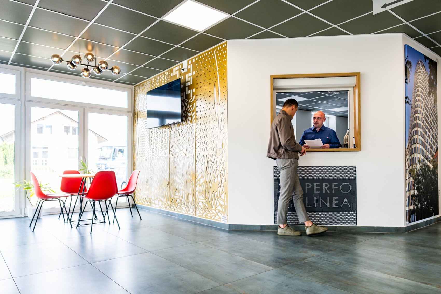 Sports hall façade cladding | PERFO LINEA a. s.